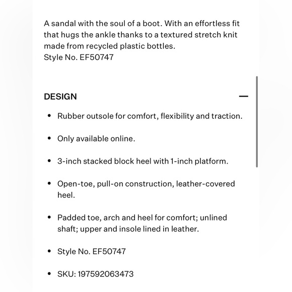 NWT Eileen Fisher Black Knit Heeled Boots - Picture 8 of 9